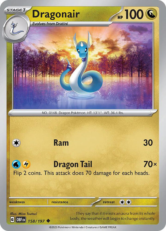Dragonair Normal SV03: Obsidian Flames Uncommon 158/197