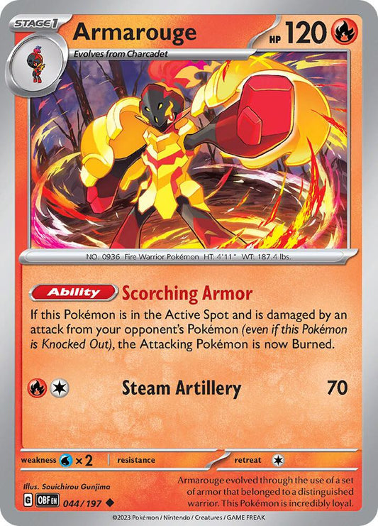 Armarouge Normal SV03: Obsidian Flames Uncommon 044/197