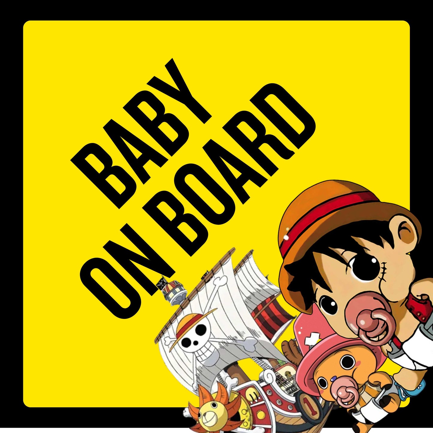 Anime - Baby On Board Sign
