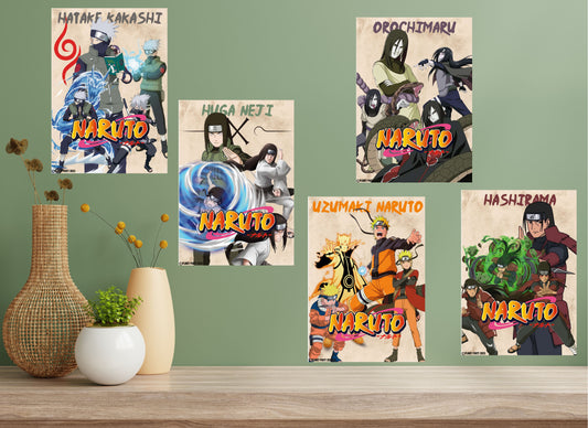 Naruto-Card Posters A5 20s