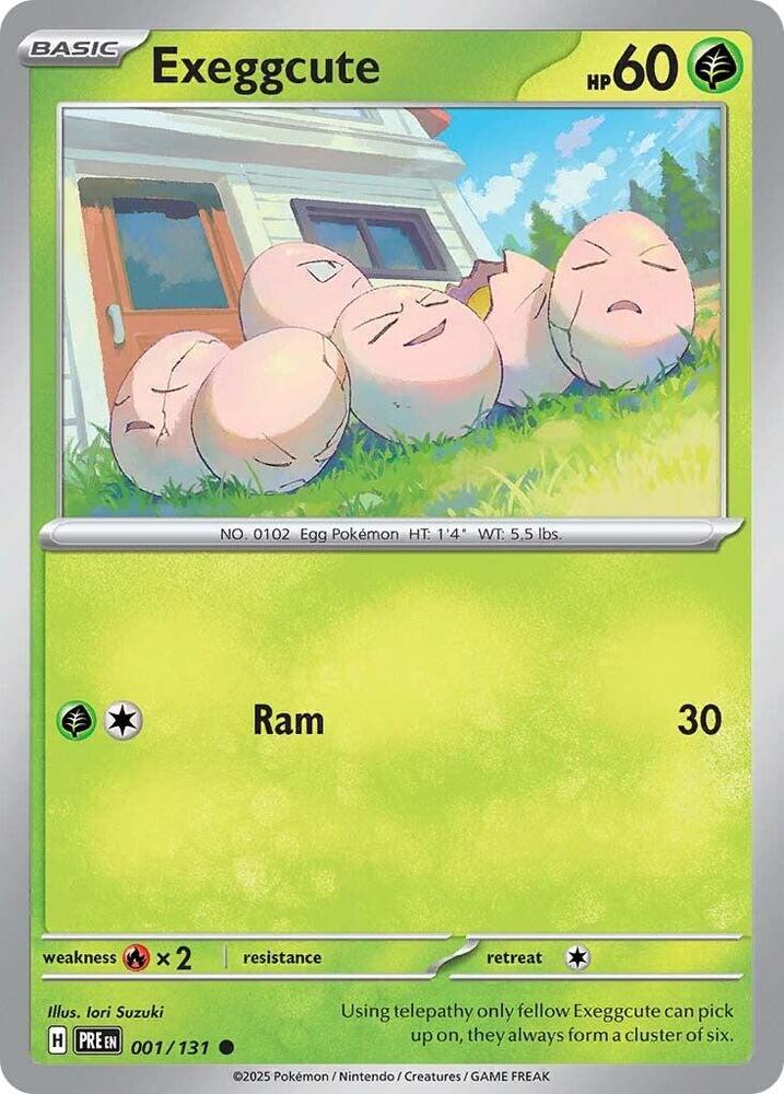 Exeggcute Normal SV: Prismatic Evolutions Common 001/131