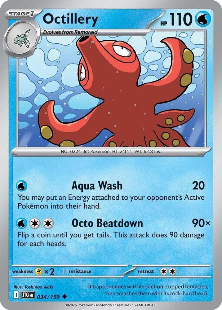 Octillery Normal SV09: Journey Together Uncommon 034/159