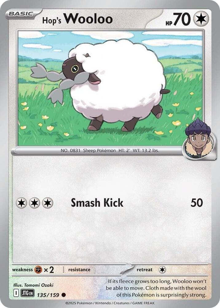 Hop's Wooloo - 135/159 Normal SV09: Journey Together Common 135/159