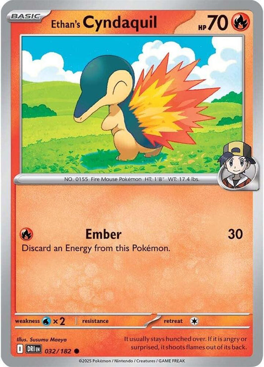 Ethan's Cyndaquil Normal SV10: Destined Rivals Common 032/182