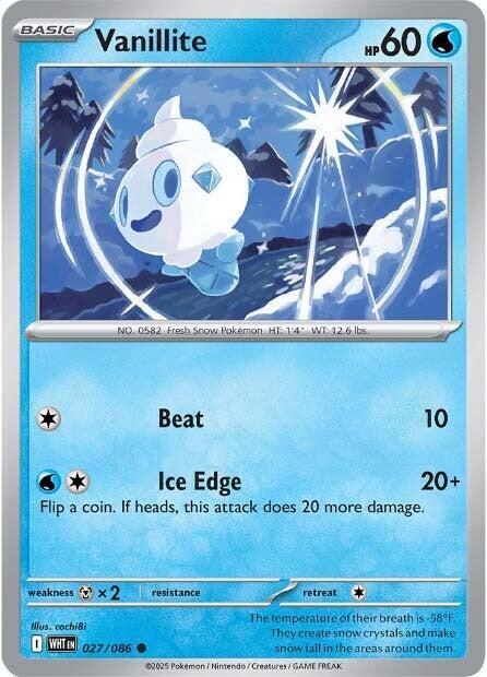 Vanillite Normal SV: White Flare Common 027/086