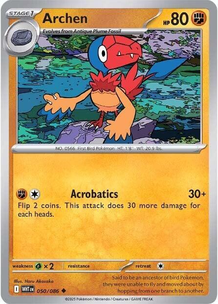 Archen Normal SV: White Flare Uncommon 050/086