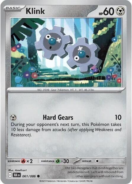Klink Normal SV: Black Bolt Common 061/086