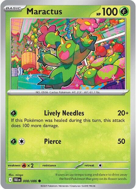 Maractus Normal SV: Black Bolt Common 008/086