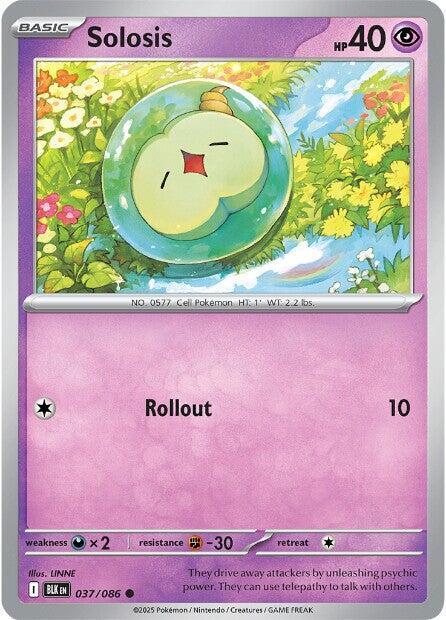 Solosis Reverse Holofoil SV: Black Bolt Common 037/086
