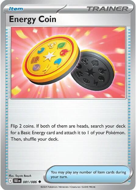 Energy Coin Normal SV: Black Bolt Uncommon 081/086