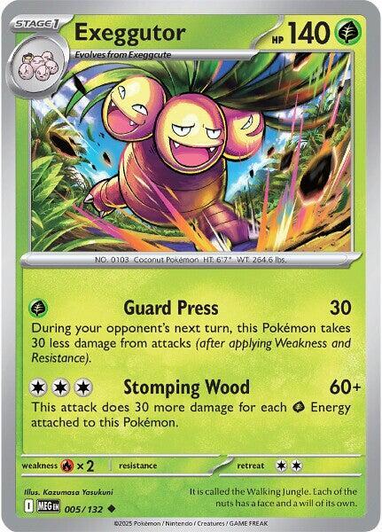 Exeggutor - 005/132 Normal ME01: Mega Evolution Uncommon 005/132