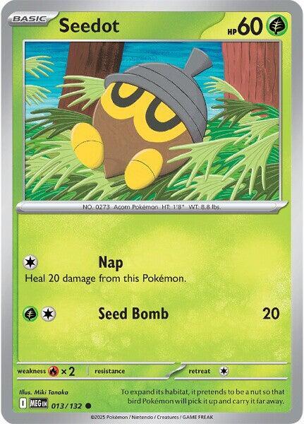 Seedot Normal ME01: Mega Evolution Common 013/132