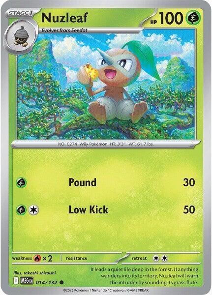 Nuzleaf Normal ME01: Mega Evolution Common 014/132
