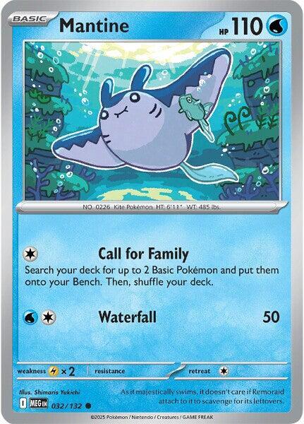 Mantine Normal ME01: Mega Evolution Common 032/132