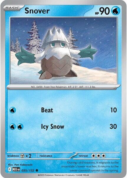 Snover - 035/132 Normal ME01: Mega Evolution Common 035/132