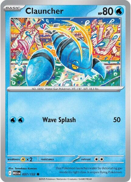Clauncher Normal ME01: Mega Evolution Common 037/132