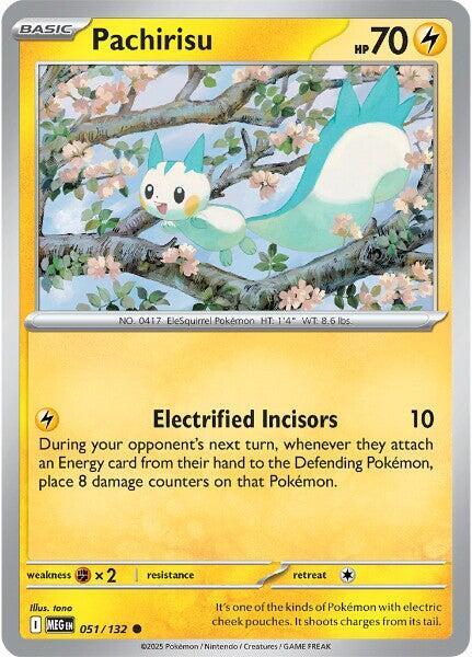 Pachirisu Normal ME01: Mega Evolution Common 051/132