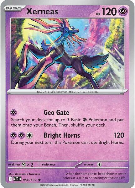 Xerneas Holofoil ME01: Mega Evolution Rare 064/132