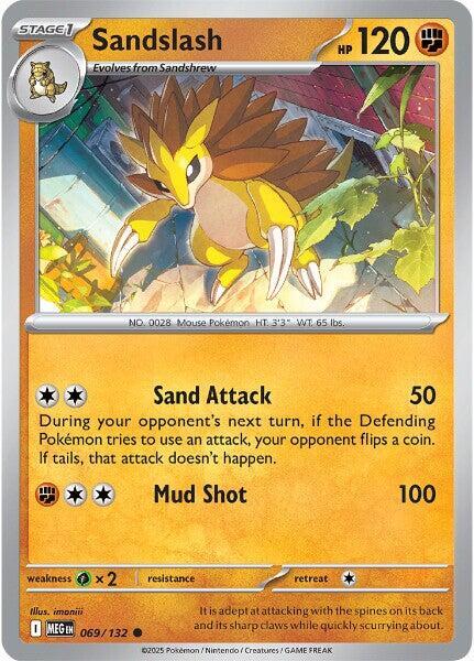 Sandslash Normal ME01: Mega Evolution Common 069/132