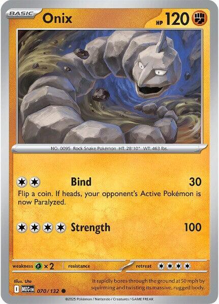Onix Normal ME01: Mega Evolution Common 070/132