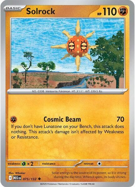 Solrock Normal ME01: Mega Evolution Uncommon 075/132