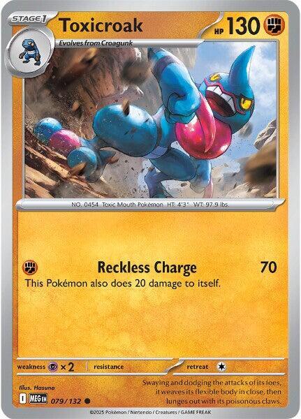 Toxicroak Normal ME01: Mega Evolution Common 079/132