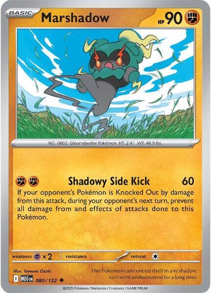 Marshadow - 080/132 Normal ME01: Mega Evolution Uncommon 080/132