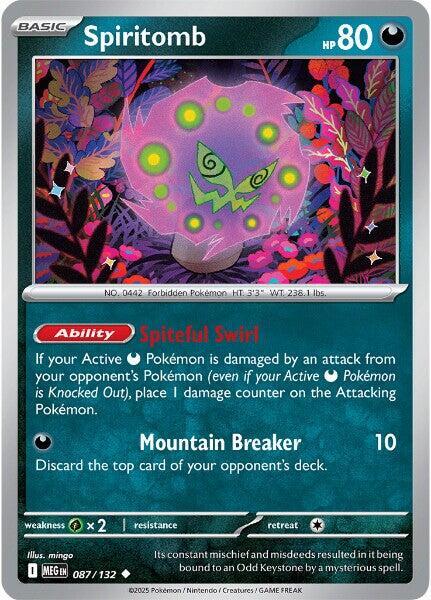 Spiritomb - 087/132 Normal ME01: Mega Evolution Uncommon 087/132
