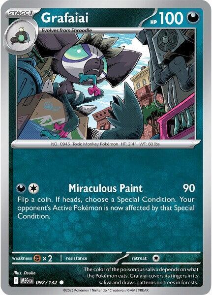 Grafaiai Normal ME01: Mega Evolution Common 092/132