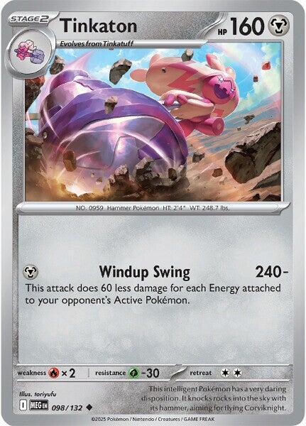 Tinkaton Normal ME01: Mega Evolution Uncommon 098/132