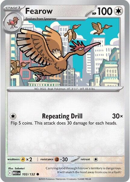 Fearow Normal ME01: Mega Evolution Common 103/132
