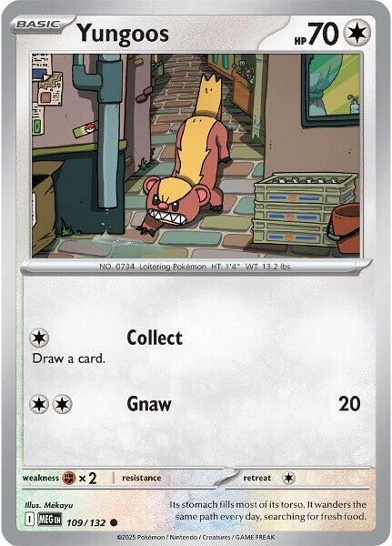 Yungoos Normal ME01: Mega Evolution Common 109/132
