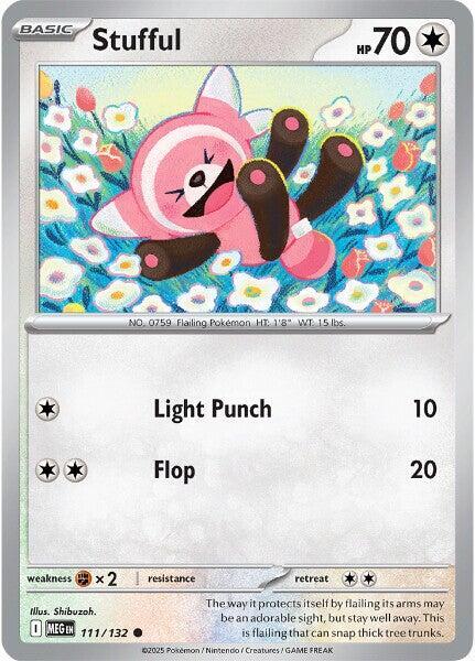 Stufful - 111/132 Normal ME01: Mega Evolution Common 111/132