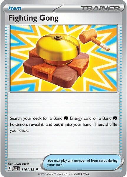 Fighting Gong - 116/132 Normal ME01: Mega Evolution Uncommon 116/132