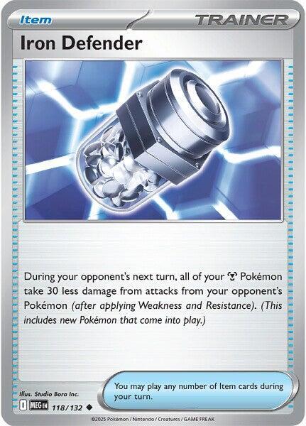 Iron Defender Normal ME01: Mega Evolution Uncommon 118/132