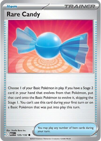 Rare Candy - 125/132 Normal ME01: Mega Evolution Common 125/132