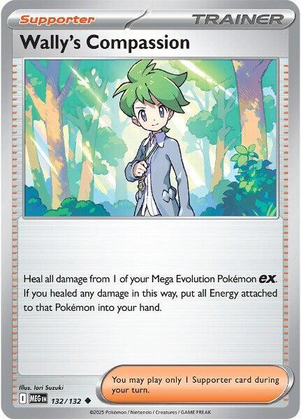 Wally's Compassion - 132/132 Normal ME01: Mega Evolution Uncommon 132/132