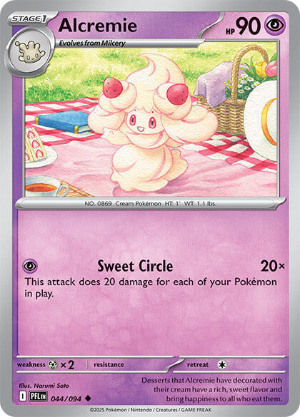 Alcremie Normal ME02: Phantasmal Flames Uncommon 044/094