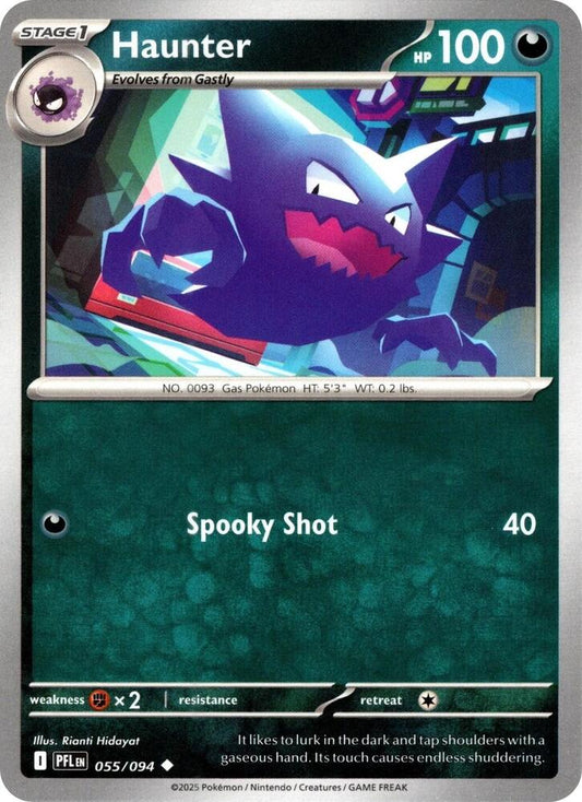 Haunter - 055/094 Normal ME02: Phantasmal Flames Uncommon 055/094
