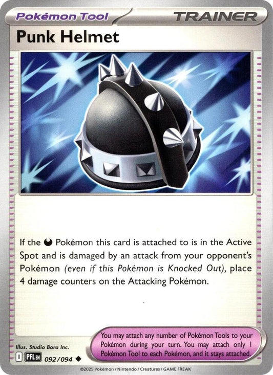 Punk Helmet Reverse Holofoil ME02: Phantasmal Flames Uncommon 092/094