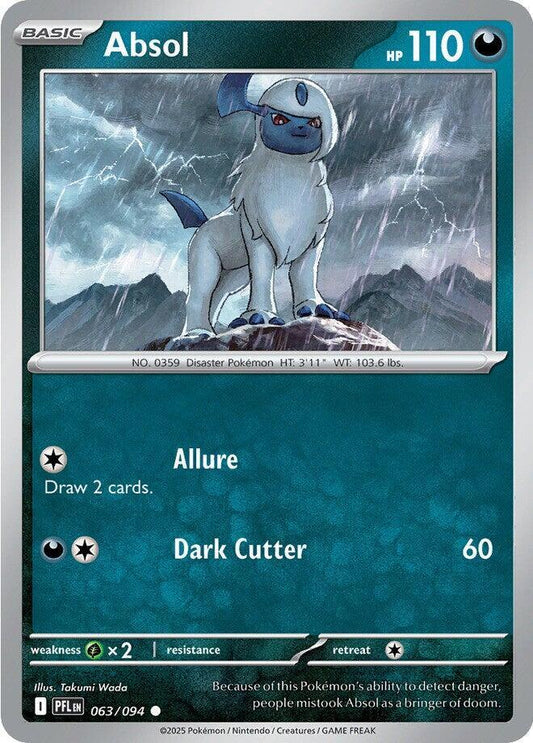 Absol Normal ME02: Phantasmal Flames Common 063/094