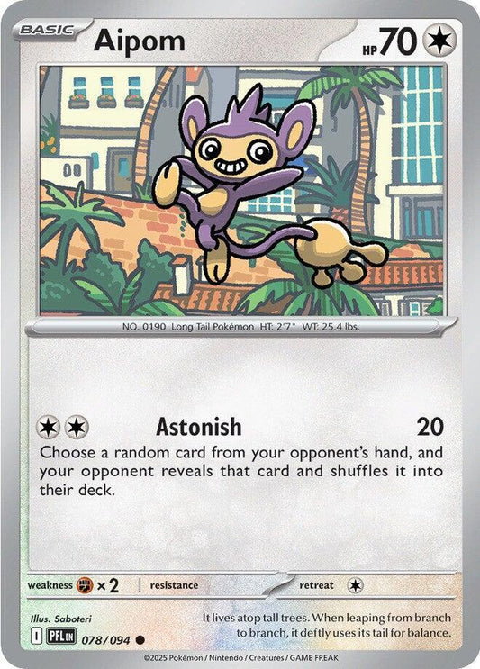 Aipom Normal ME02: Phantasmal Flames Common 078/094