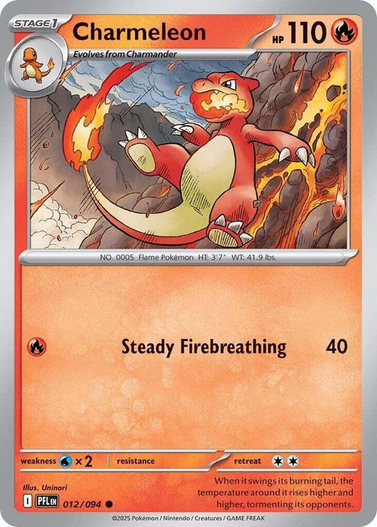 Charmeleon Normal ME02: Phantasmal Flames Common 012/094