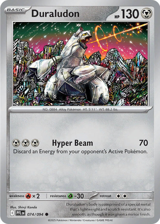 Duraludon Reverse Holofoil ME02: Phantasmal Flames Common 074/094