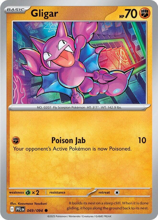 Gligar Normal ME02: Phantasmal Flames Common 049/094