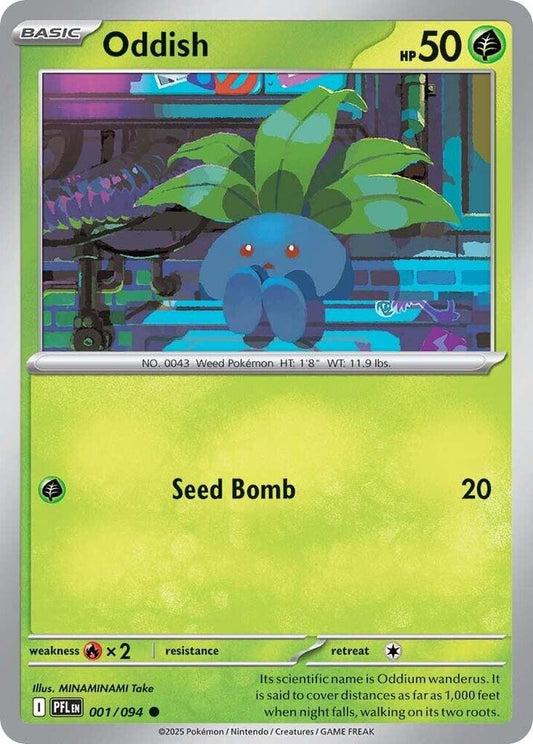 Oddish Normal ME02: Phantasmal Flames Common 001/094
