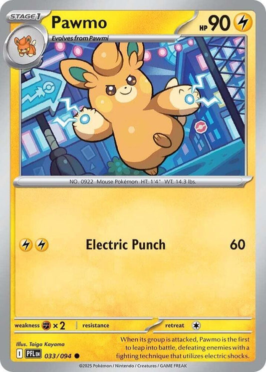 Pawmo Normal ME02: Phantasmal Flames Common 033/094