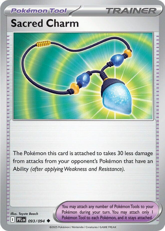 Sacred Charm - 093/094 Reverse Holofoil ME02: Phantasmal Flames Uncommon 093/094