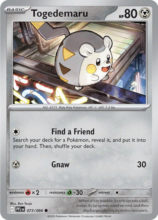 Togedemaru - 073/094 Normal ME02: Phantasmal Flames Common 073/094