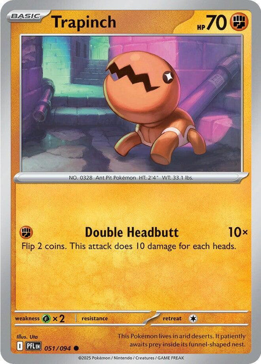 Trapinch Normal ME02: Phantasmal Flames Common 051/094